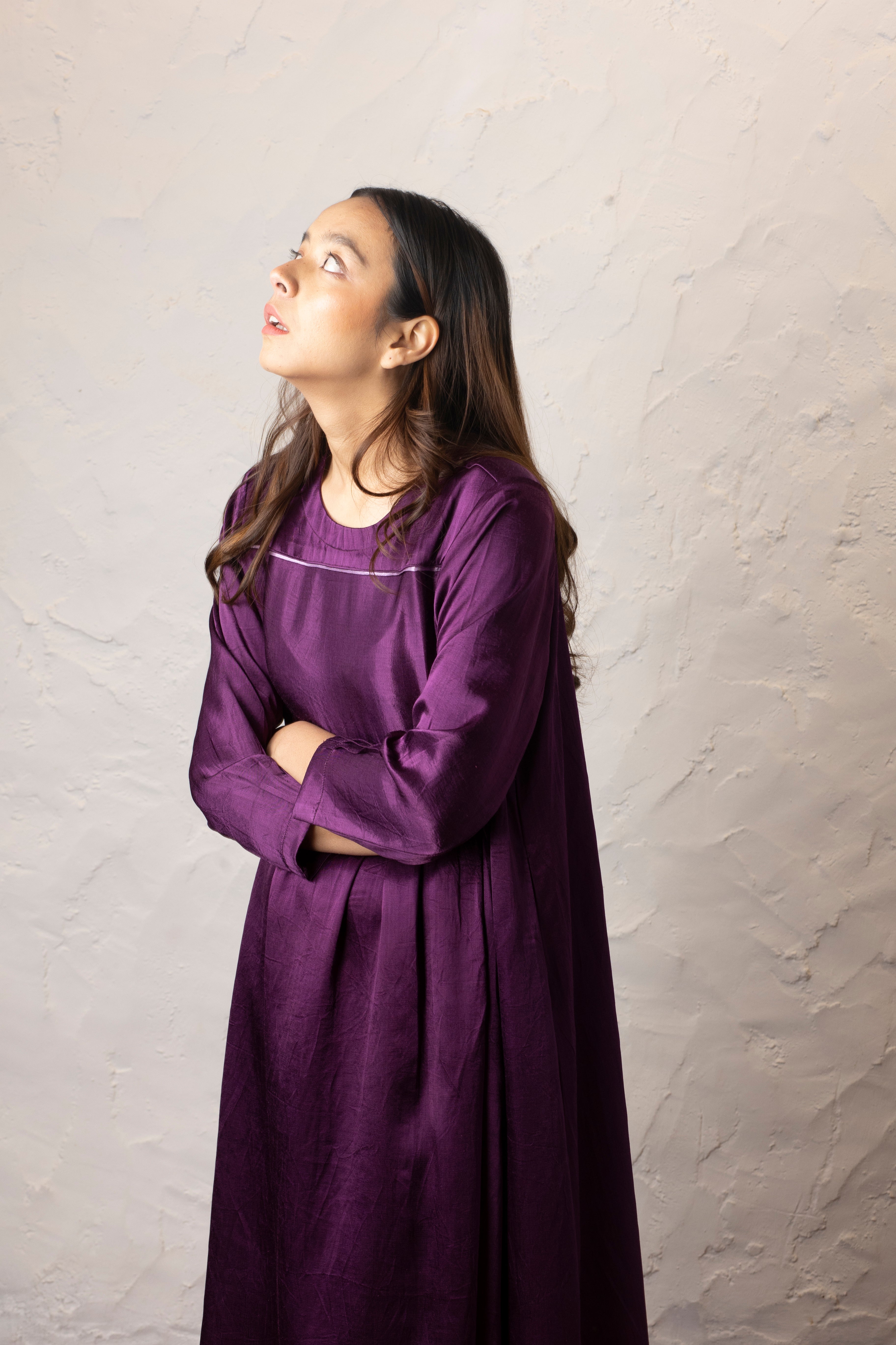 Olaf Dress - Deep Purple