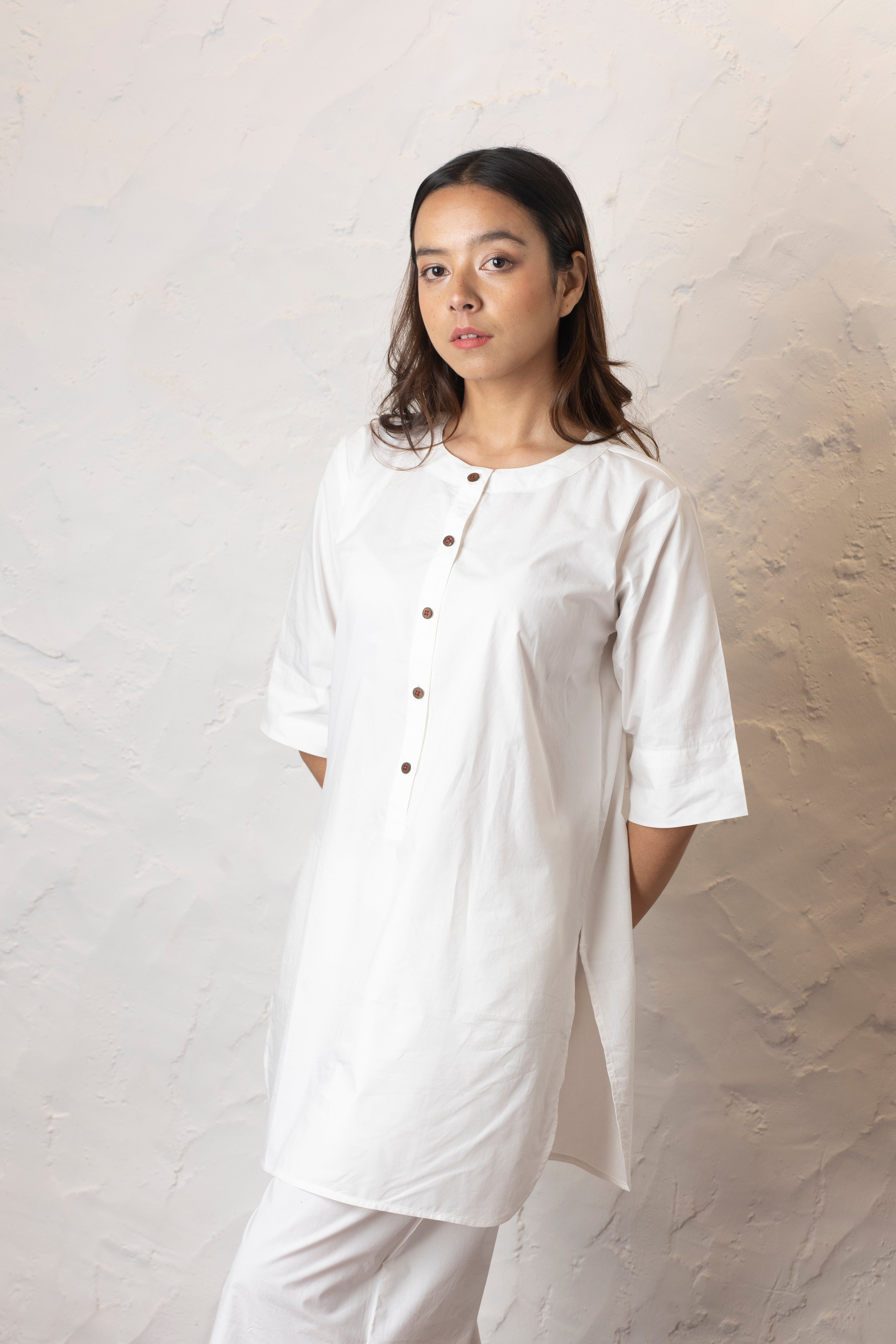 Celeste Co-ord Set - White