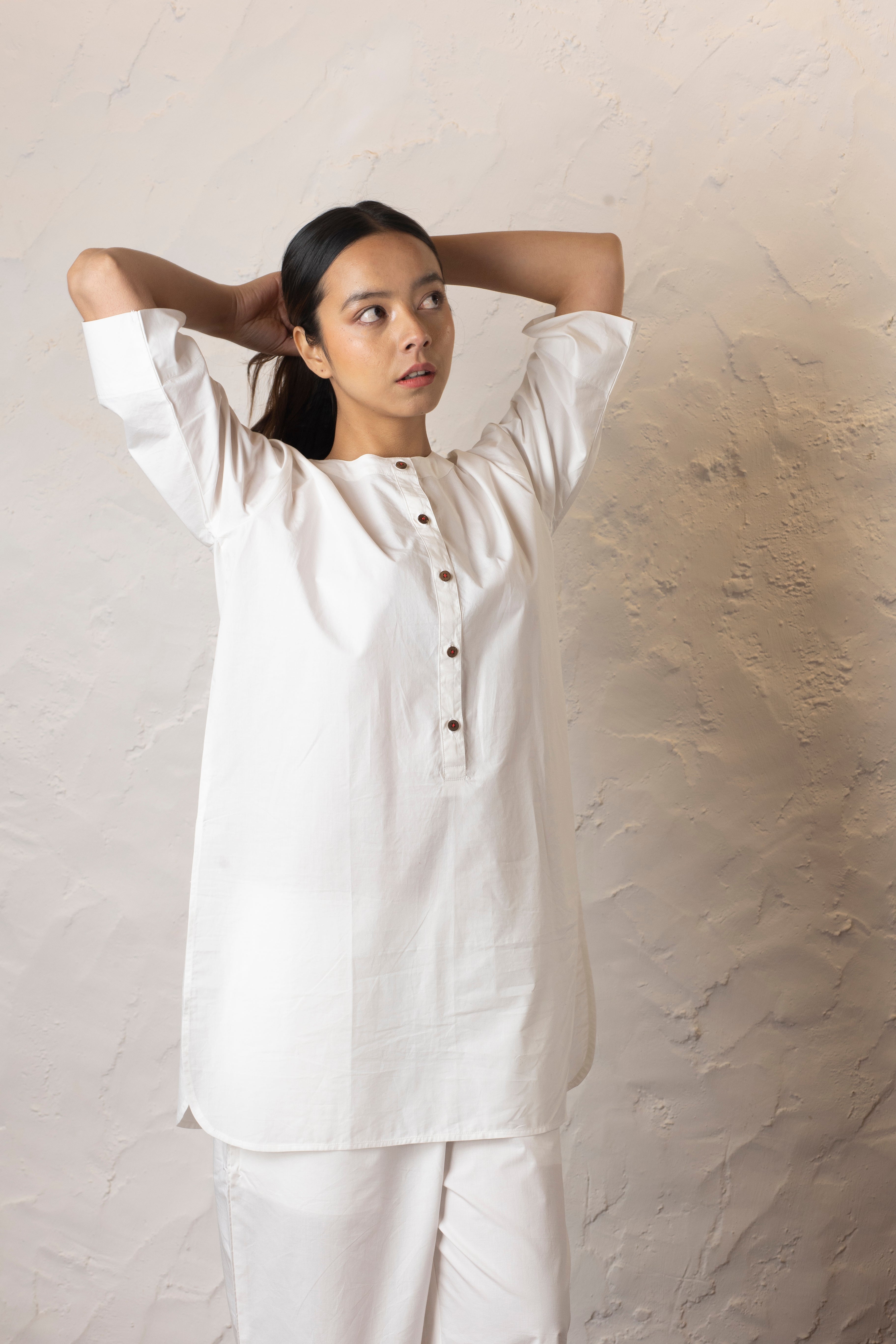 Celeste Co-ord Set - White