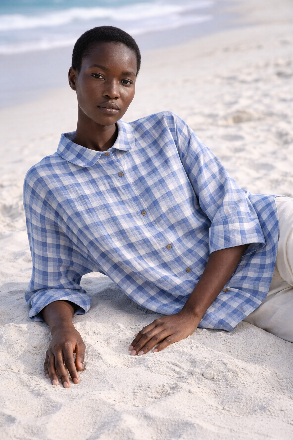 Xeus Handwoven Cotton Plaid Shirt