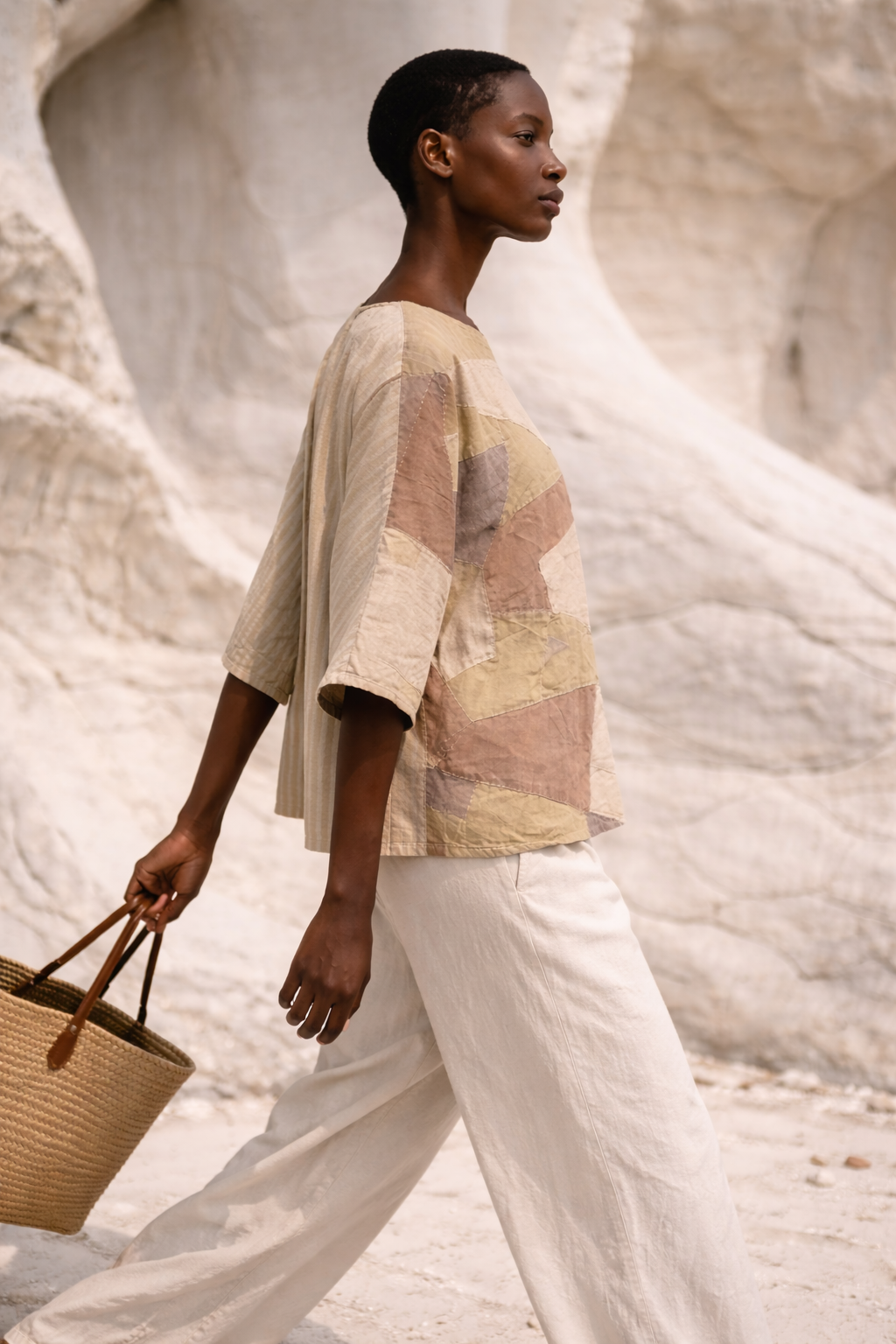 Sebae One-of-a-Kind Handsewn Cotton Top