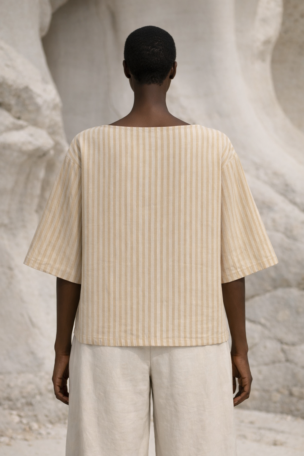 Sebae One-of-a-Kind Handsewn Cotton Top