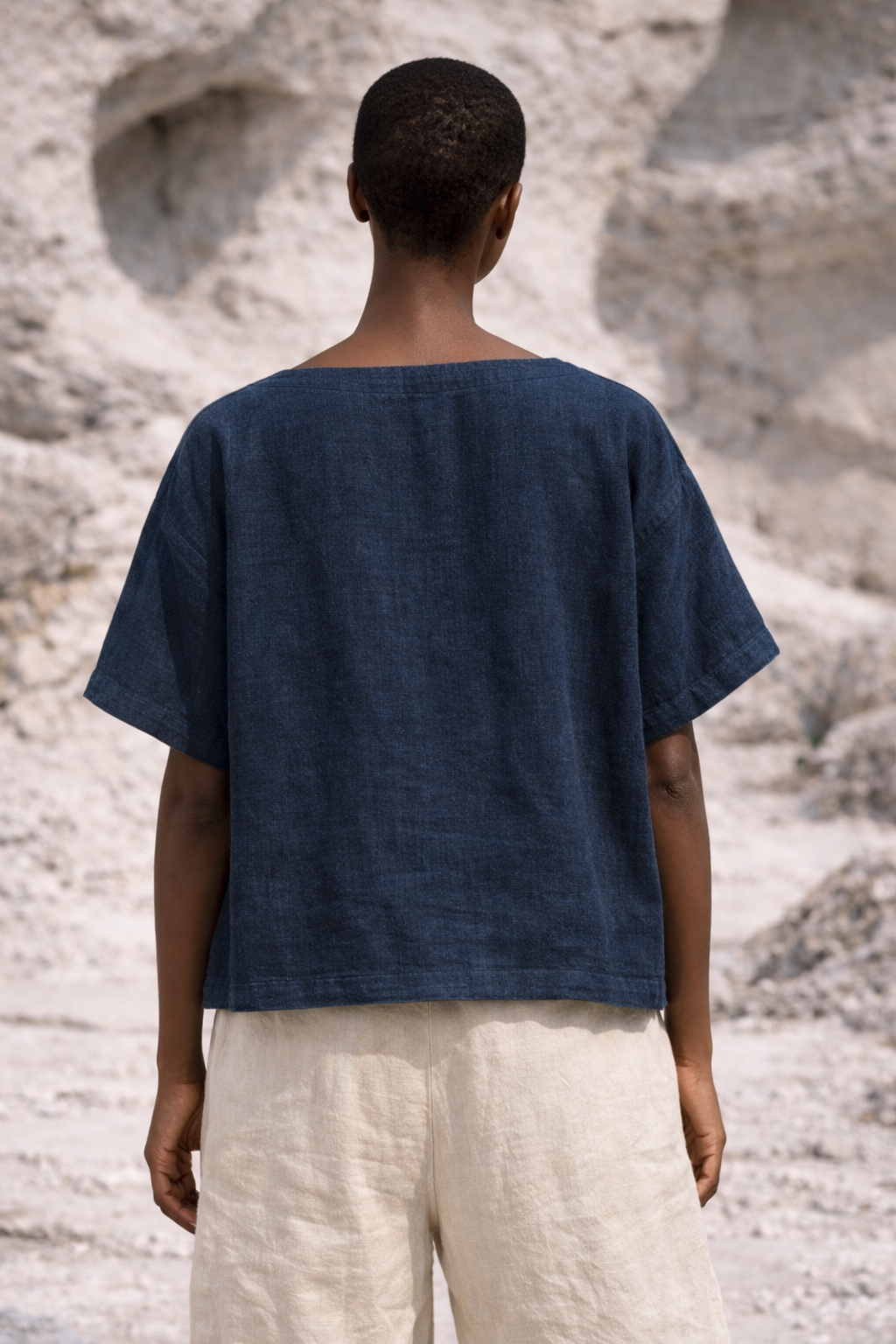 Resso One-of-a-Kind Handsewn Cotton Top