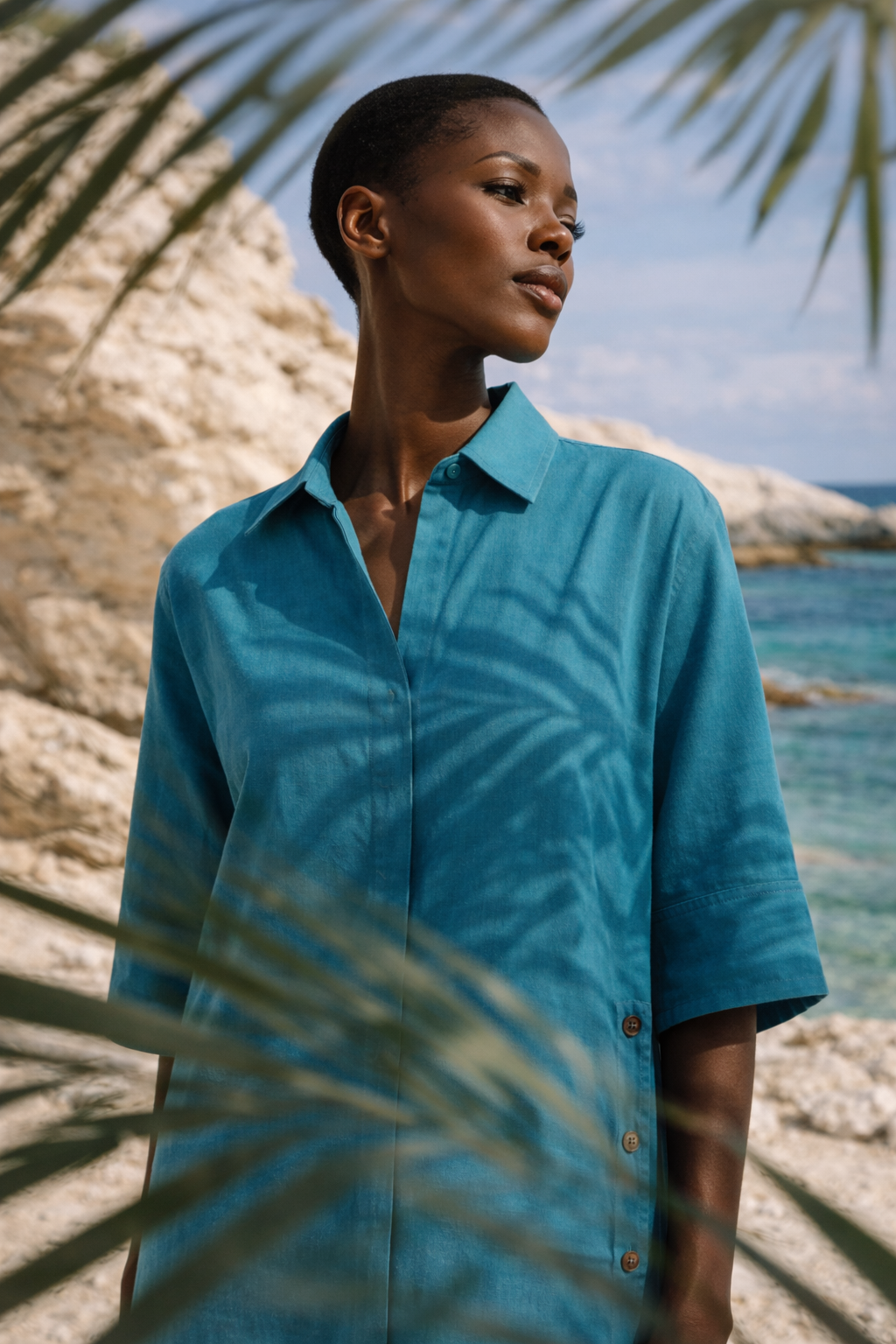 Morav Organic Cotton Multiway Shirt Dress