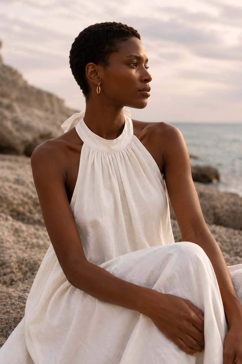 Sassandra Embroidered Maxi Dress
