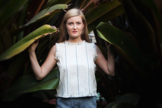 Organic Cotton Top | Sustainable Fashion | Handwoven Clothing 