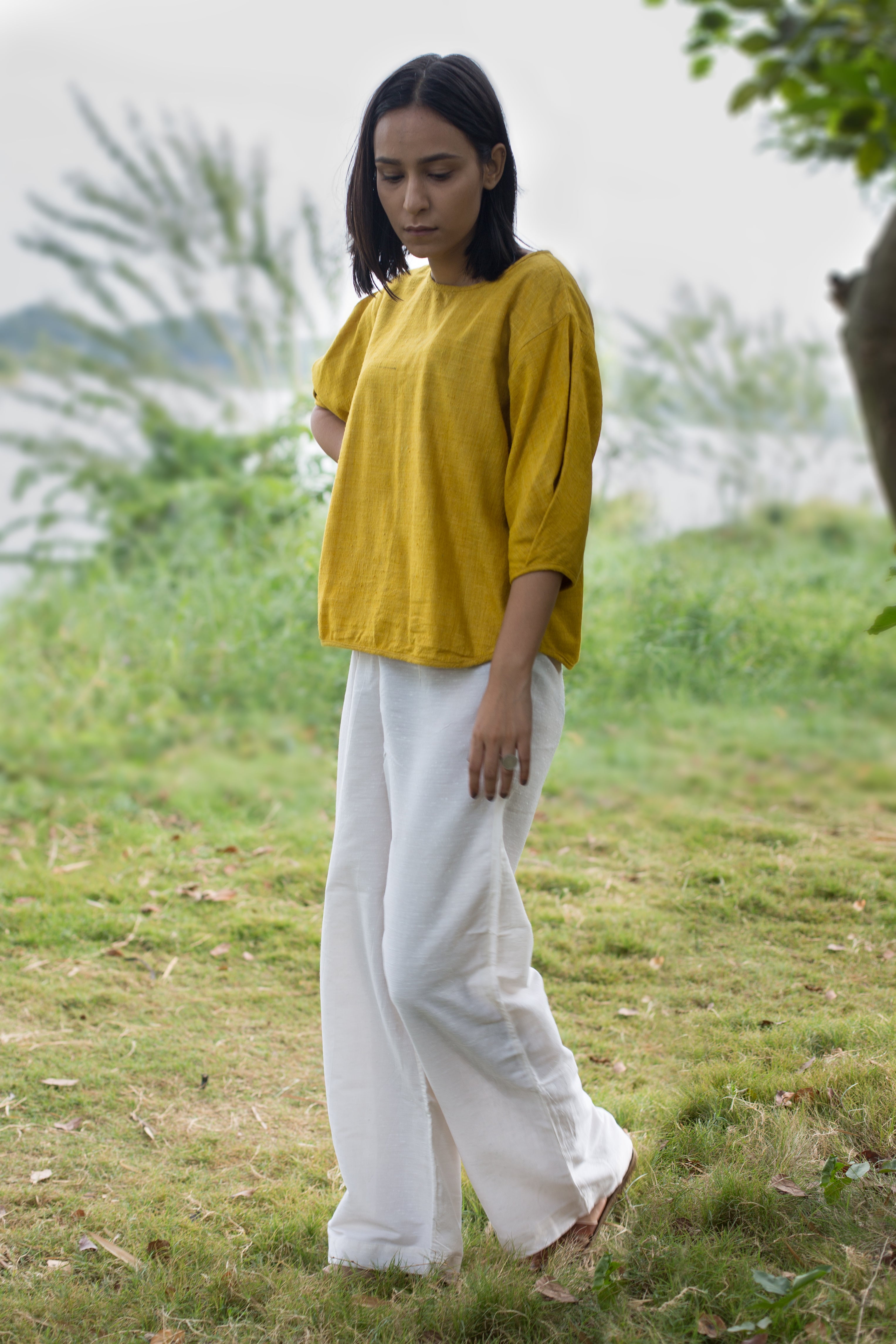 Handwoven Eri Silk Blouse 