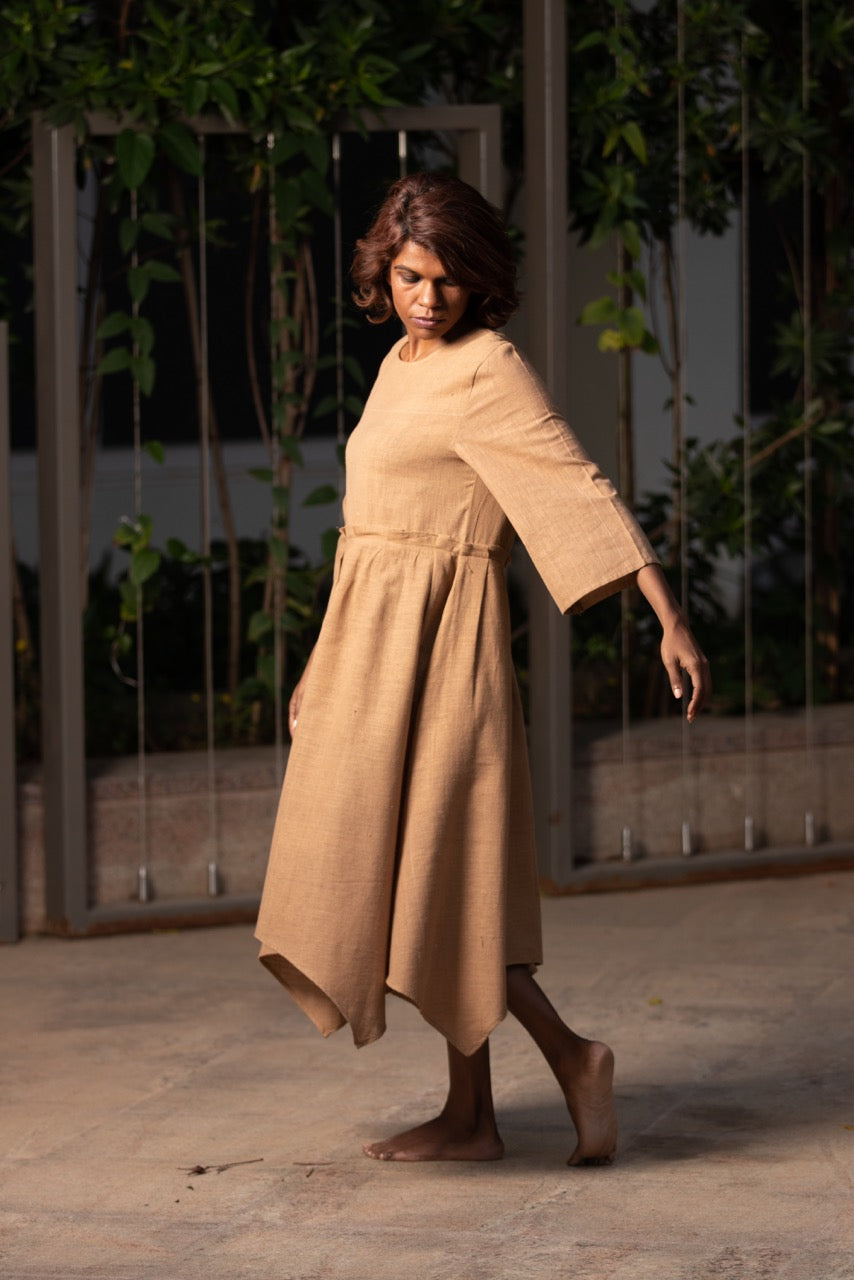 Glan Asymmetric Boho Chic Dress