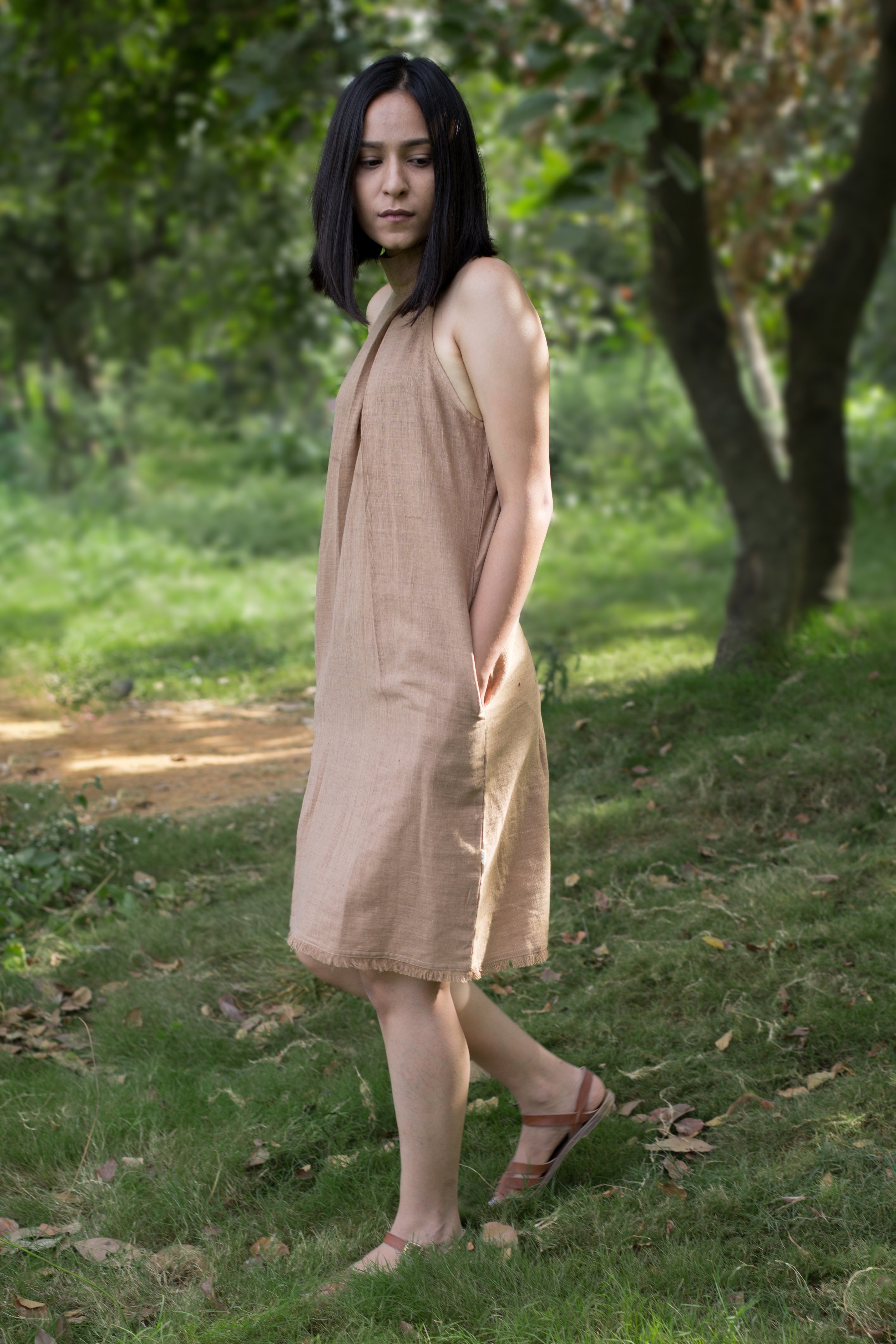 Mayo Halter-Neck Dress