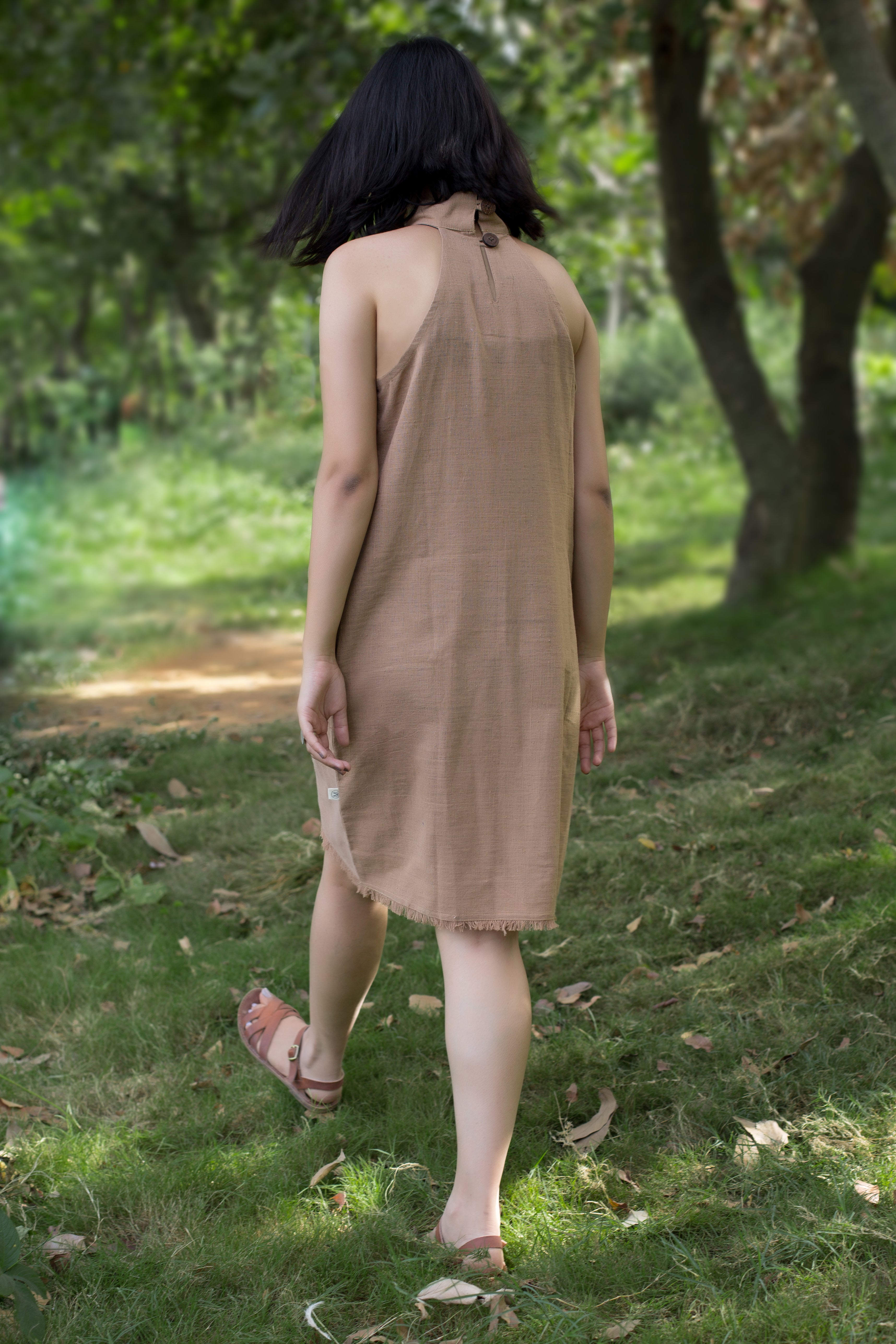 Mayo Halter-Neck Dress